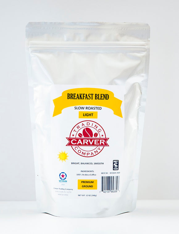 Breakfast Blend - Light Roast - Carver Trading Co.